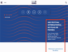 Tablet Screenshot of filmsdefemmes.com
